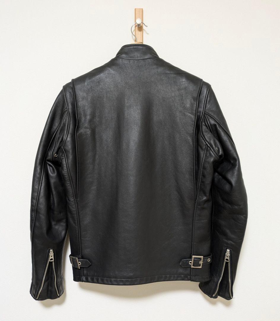 Schoot ショット 新型641 ライナー付 シングルライダースジャケット34