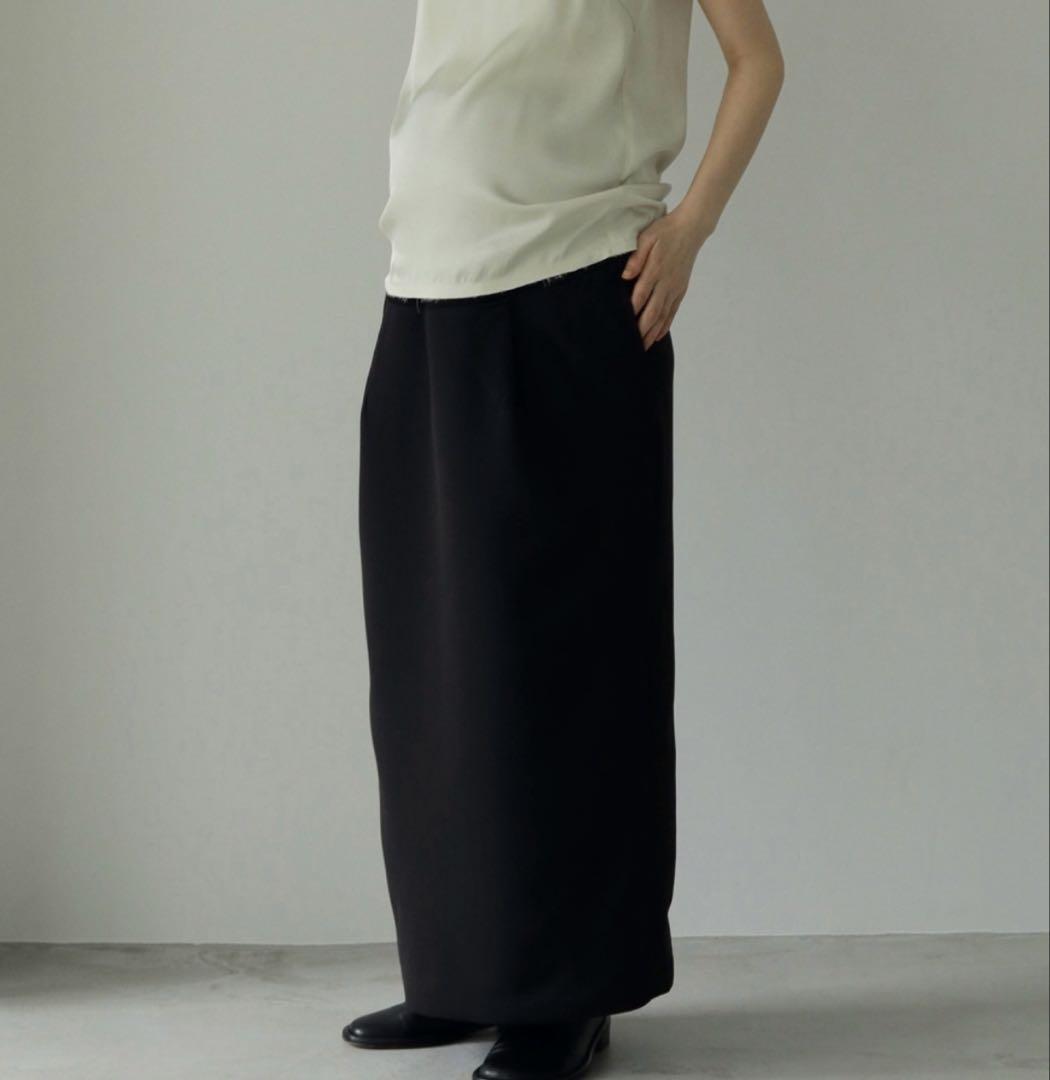 【Reha.】Tuck Maxi Skirt