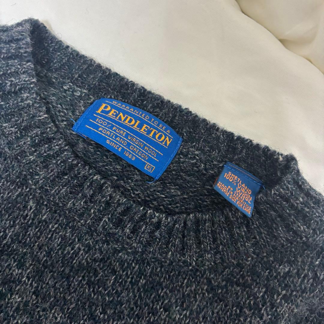 90s pendleton vintage wool knit 在原みゆ紀