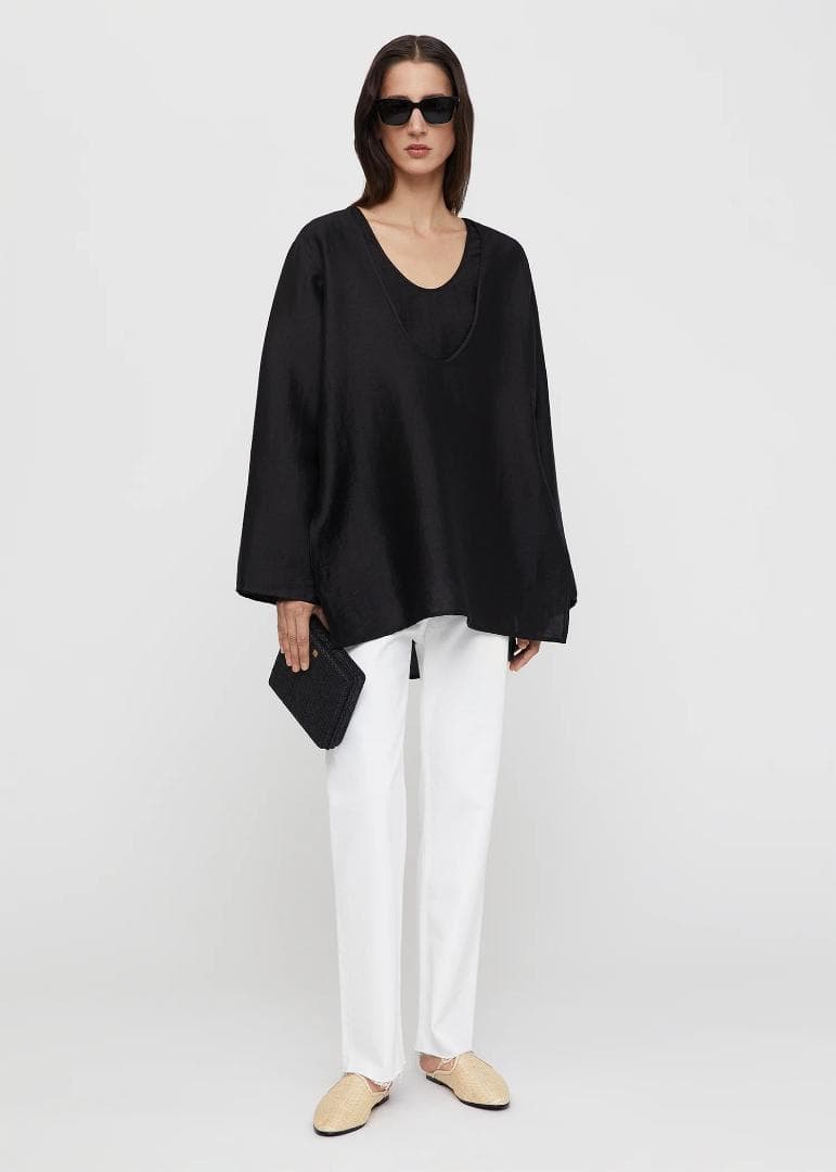 TOTEME Layered Neck Blouse トーテム ブラウス