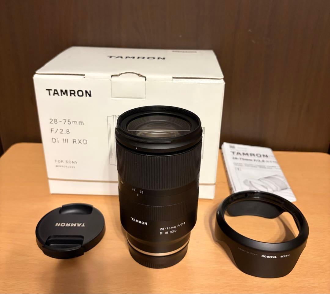 美品★TAMRON 28-75mm F/2.8 Di III RXD ソニー E