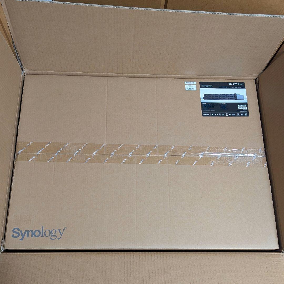 【新品】Synology RX1217sas 12ベイ ストレージ拡張ユニット