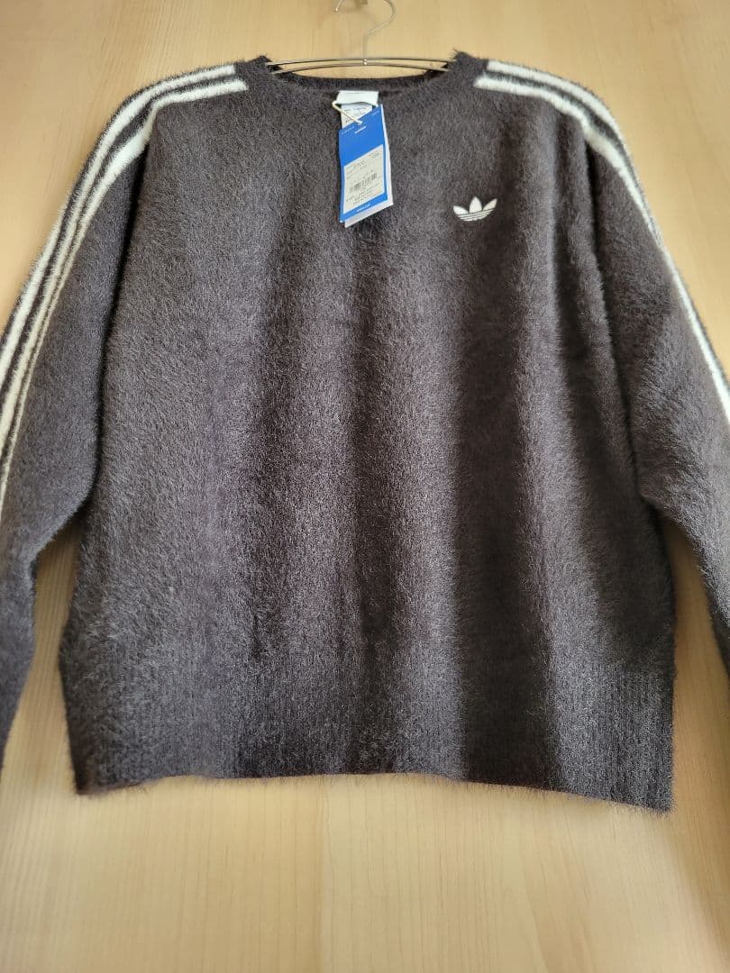 新品　adidas シャギーニット　アディダスオリジナルス　M　ブラック