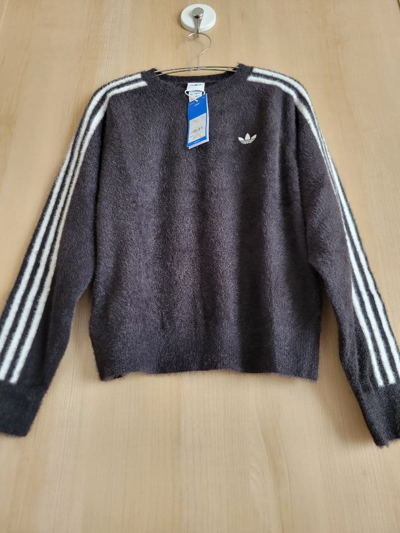 新品　adidas シャギーニット　アディダスオリジナルス　M　ブラック