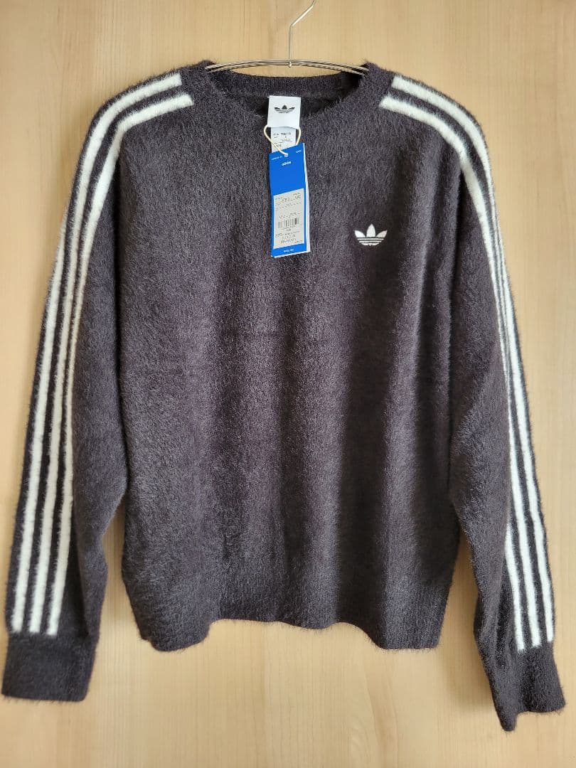 新品　adidas シャギーニット　アディダスオリジナルス　M　ブラック