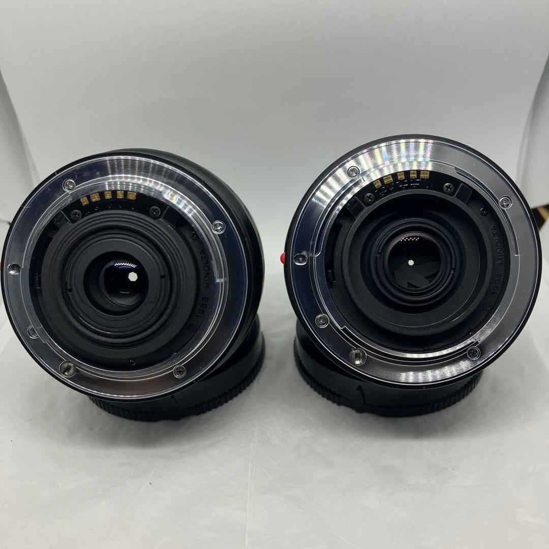 MINOLTAレンズ3本セットになります、SONYのαシリーズで使用してました。