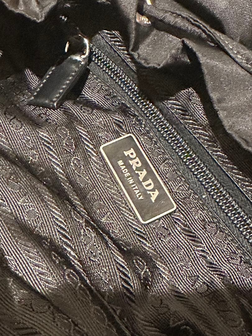 美品　PRADA プラダ　ポコノ ナイロン カーフ レザー 本革リュックサック