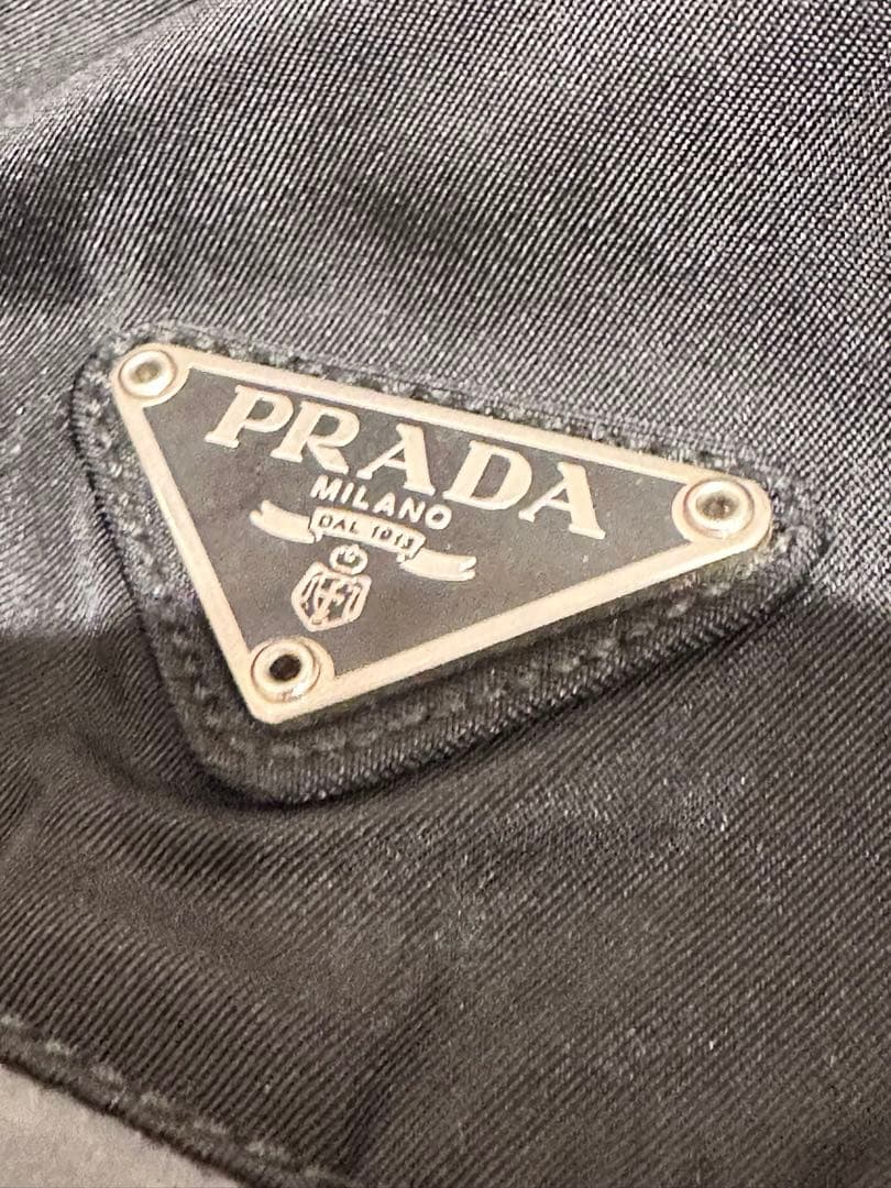 美品　PRADA プラダ　ポコノ ナイロン カーフ レザー 本革リュックサック