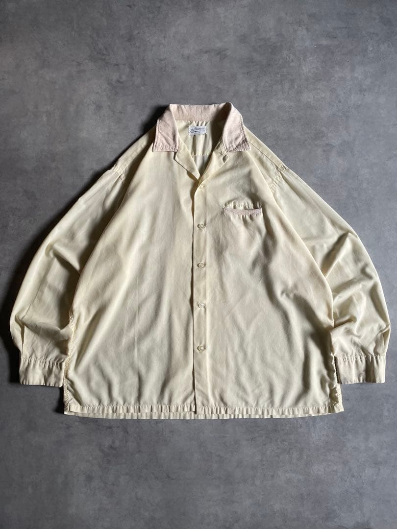 Ｙ*Ｍ様 60s Penney's パジャマシャツ ピンクレーヨンネップ