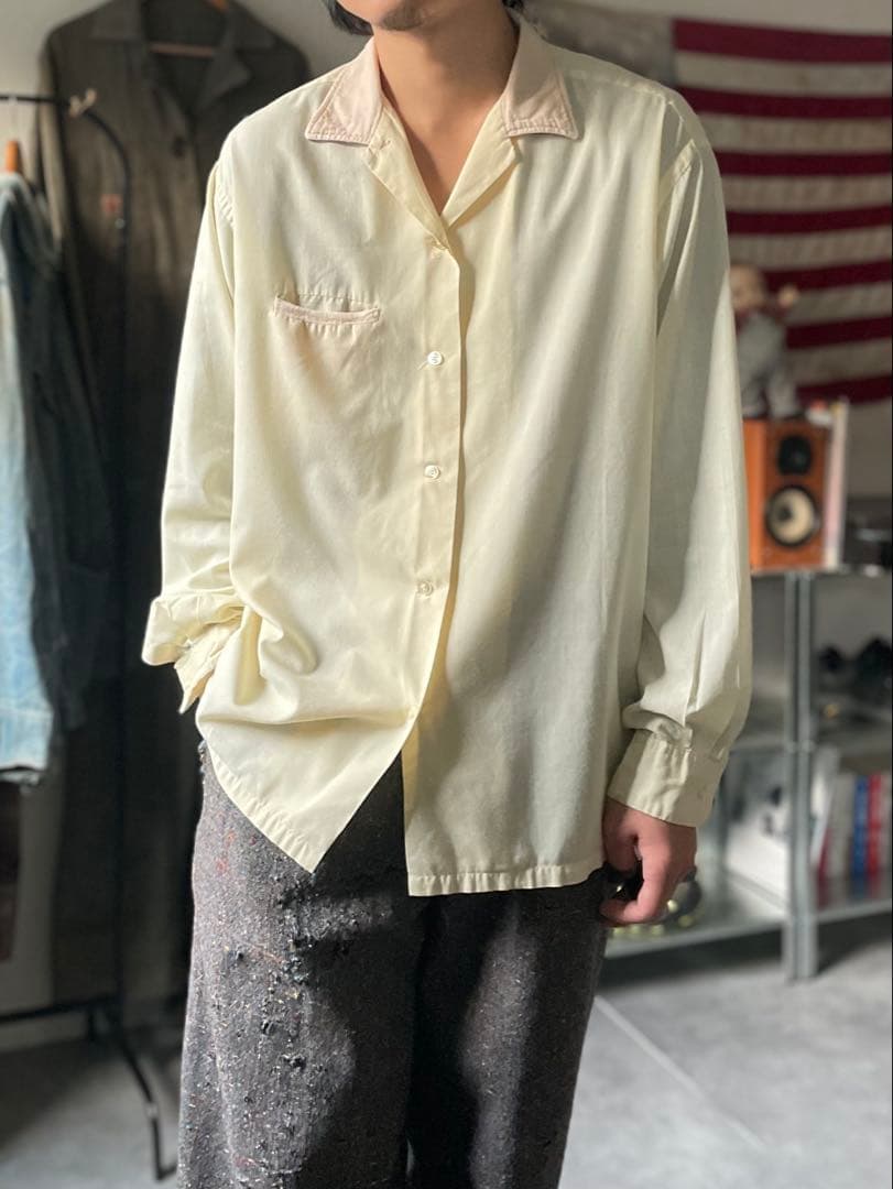 Ｙ*Ｍ様 60s Penney's パジャマシャツ ピンクレーヨンネップ