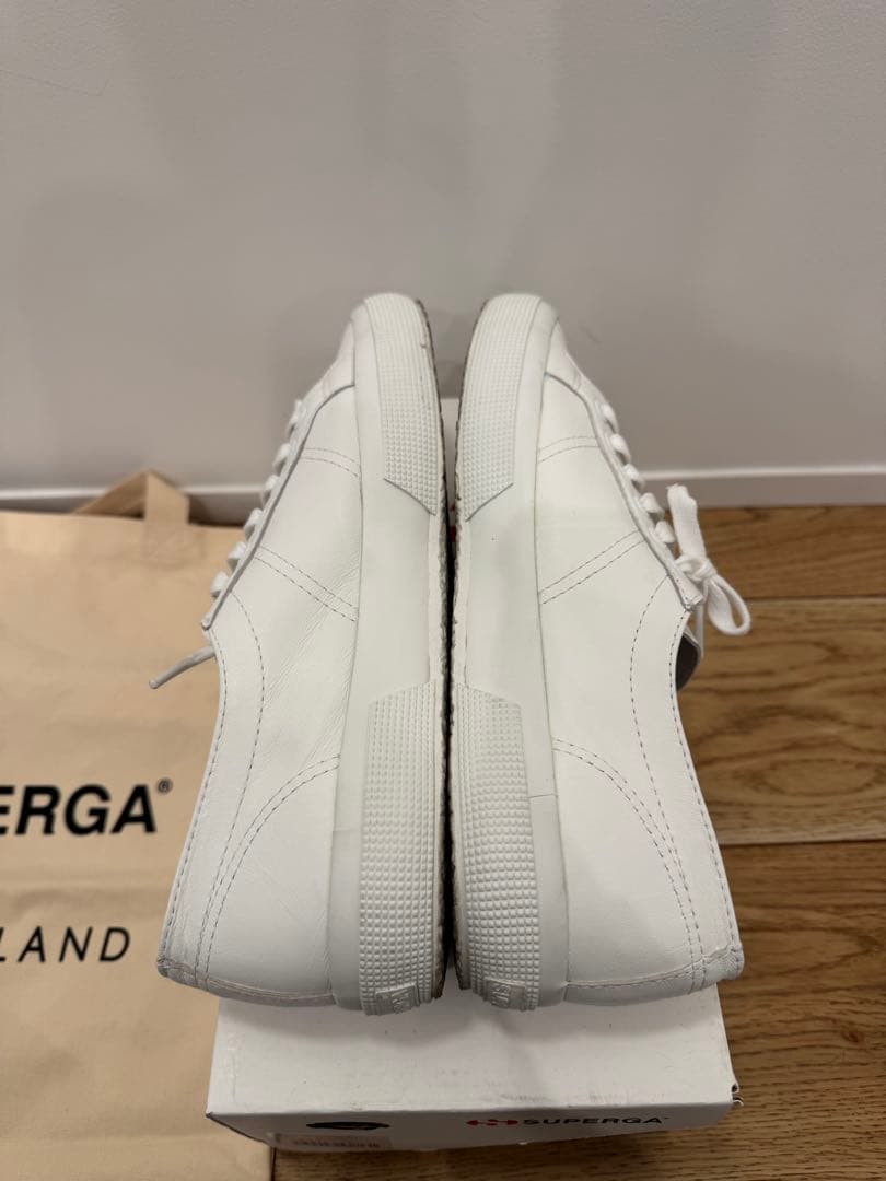 一時値下SUPERGA スペルガ 本革スニーカー トゥモローランド別注 ホワイト