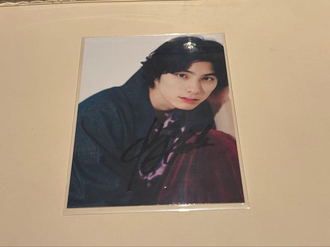 本田響矢　特典　直筆サイン ブロマイド　生写真