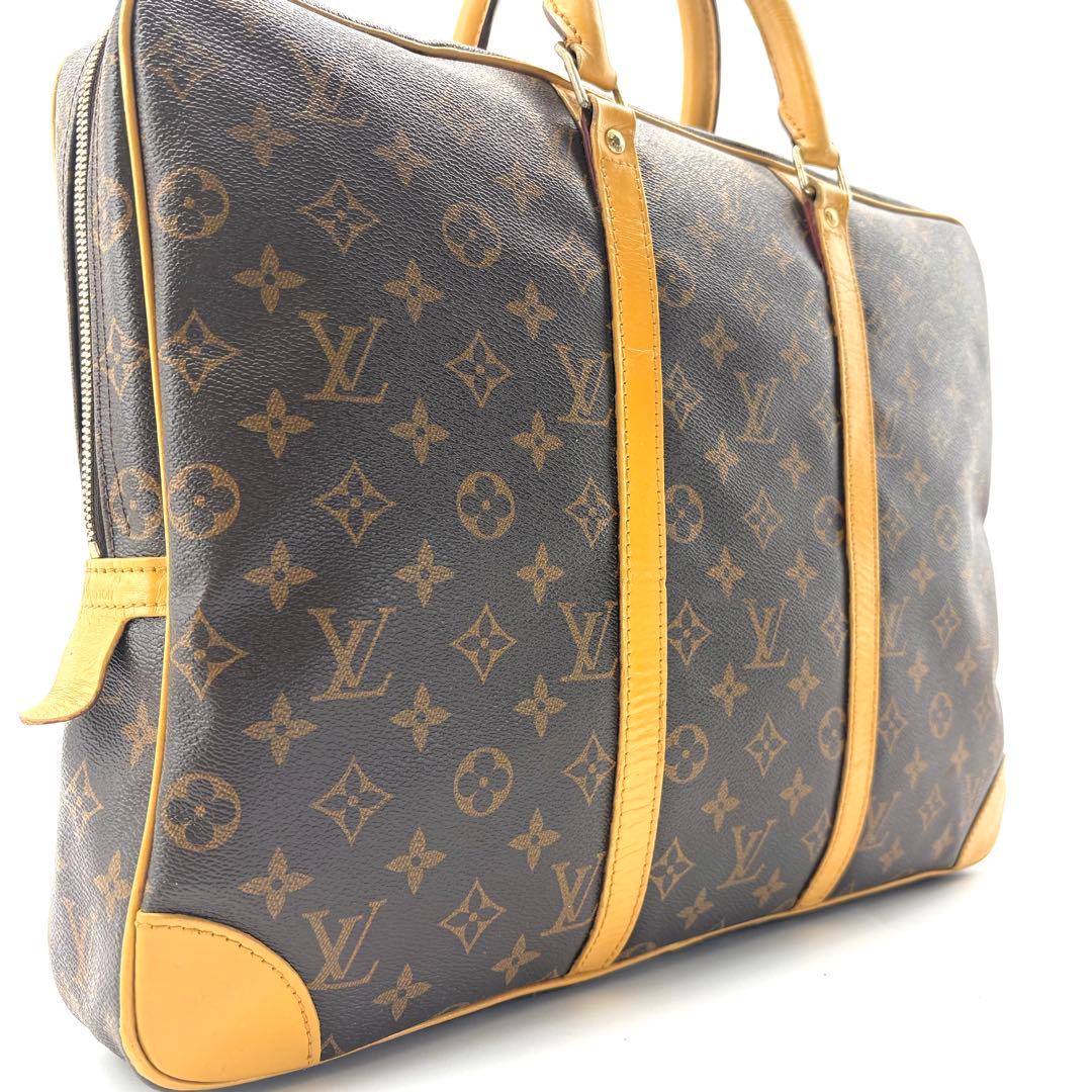【美品】 VUITTON　ビジネスバック　ポルトドキュマン　ヴォワヤージュ　本革