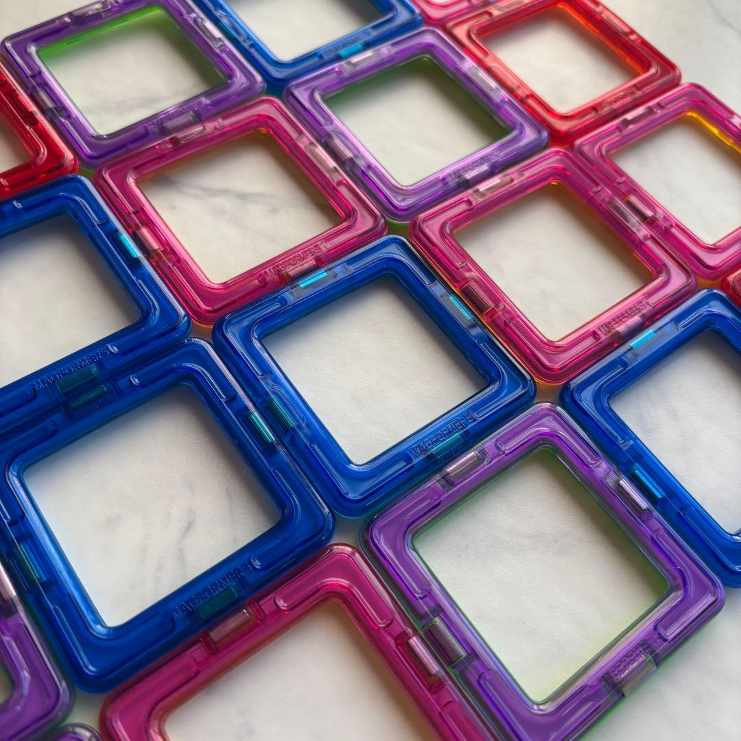 【正規品】MAGFORMERS マグフォーマー 90ピース 刻印有