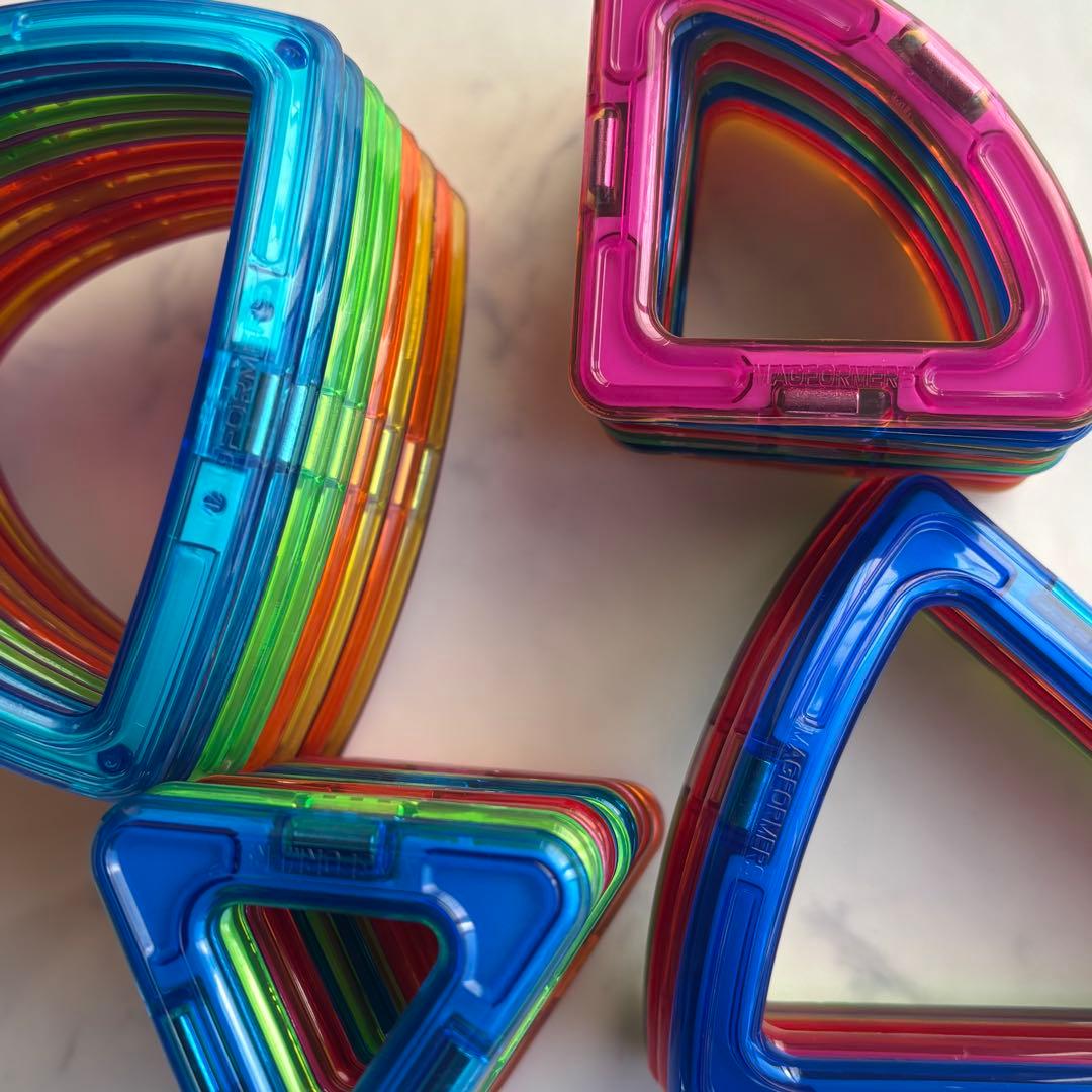 【正規品】MAGFORMERS マグフォーマー 90ピース 刻印有