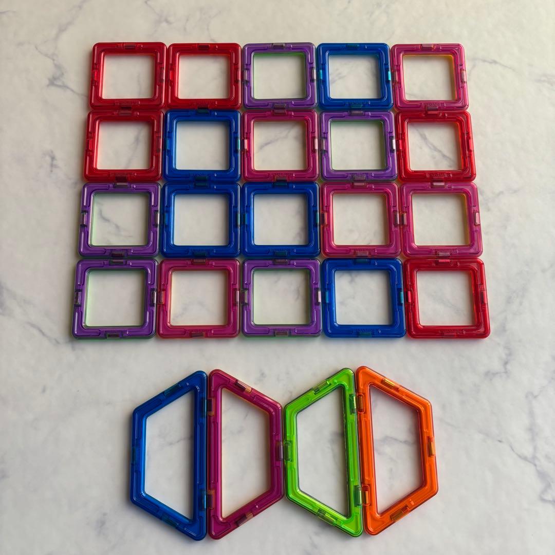 【正規品】MAGFORMERS マグフォーマー 90ピース 刻印有