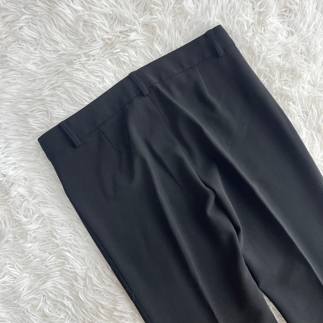 美品 セオリー パンツスーツセットアップ 上下 URBAN フレア ビジネス 黒