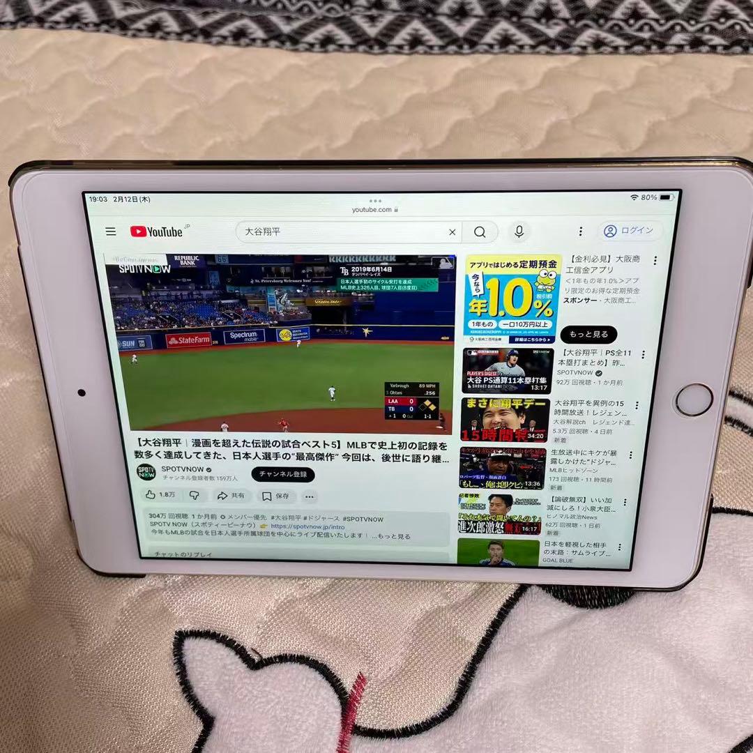 ipad mini 4 コンパクトの7.9 inch　中古品　本体のみ