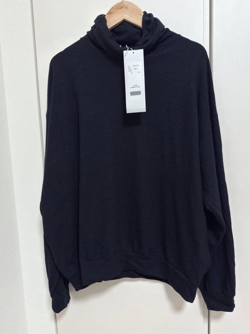 comoli ウール天竺タートルネック　ネイビー　size 3