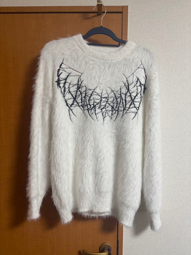 トップス YXNGBRATZ Logo Knit (White)