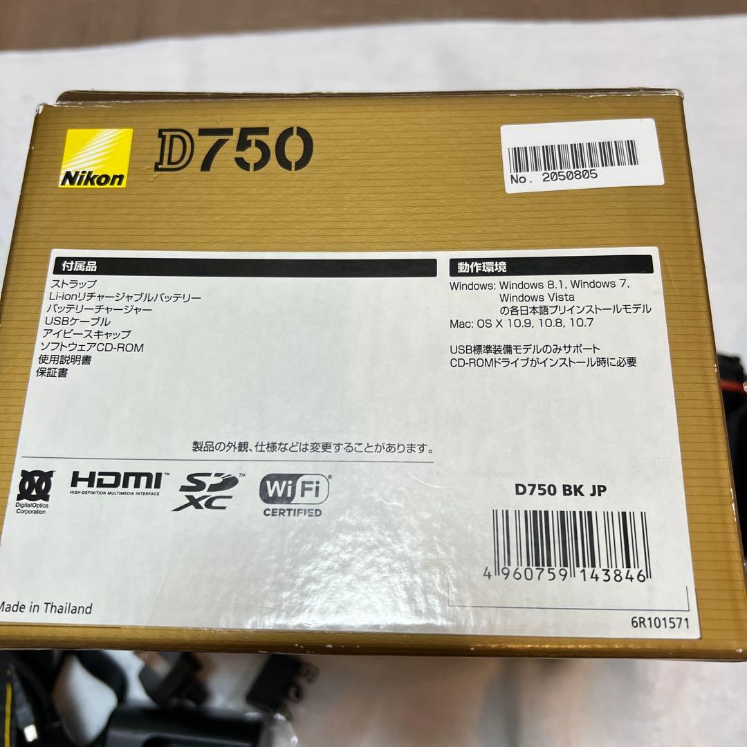 【メル21069】 ニコン NIKON D750
