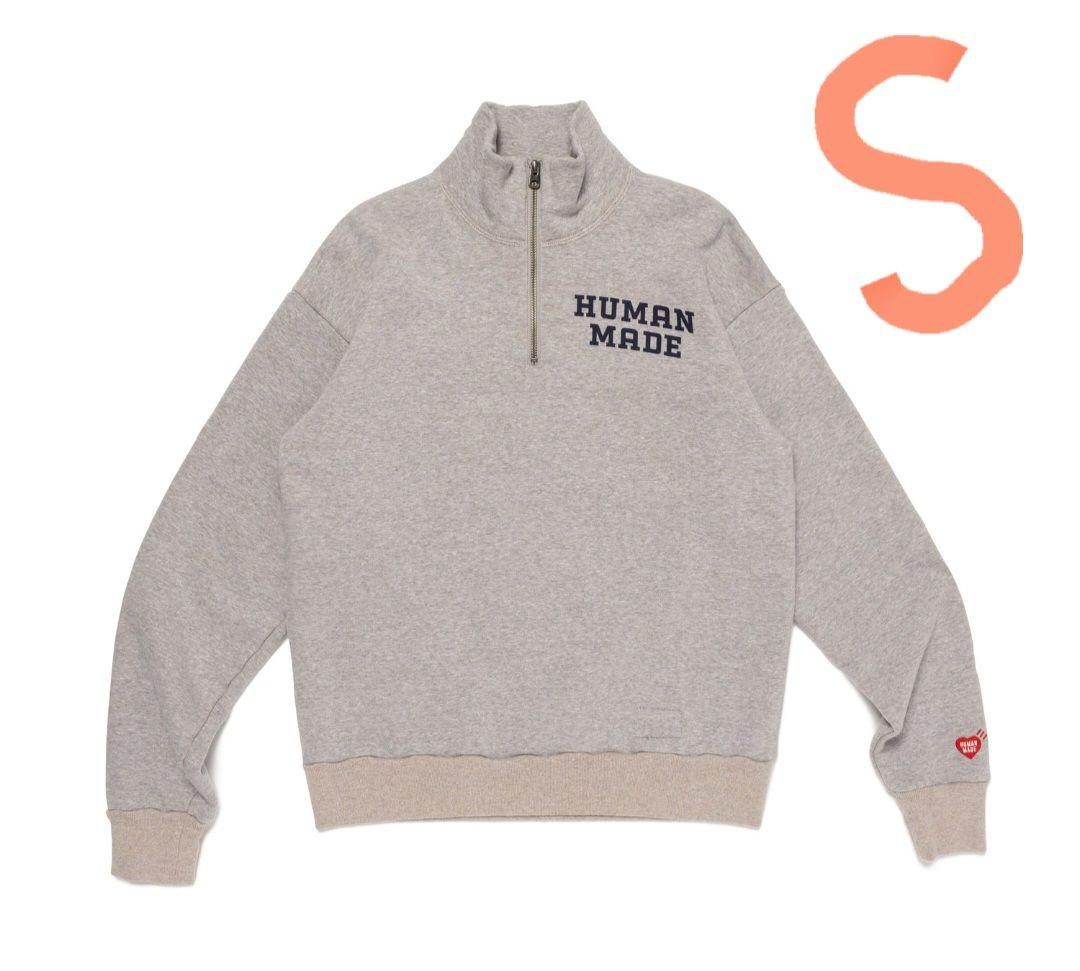 お値下げ！human made HALF-ZIP SWEATSHIRT S
