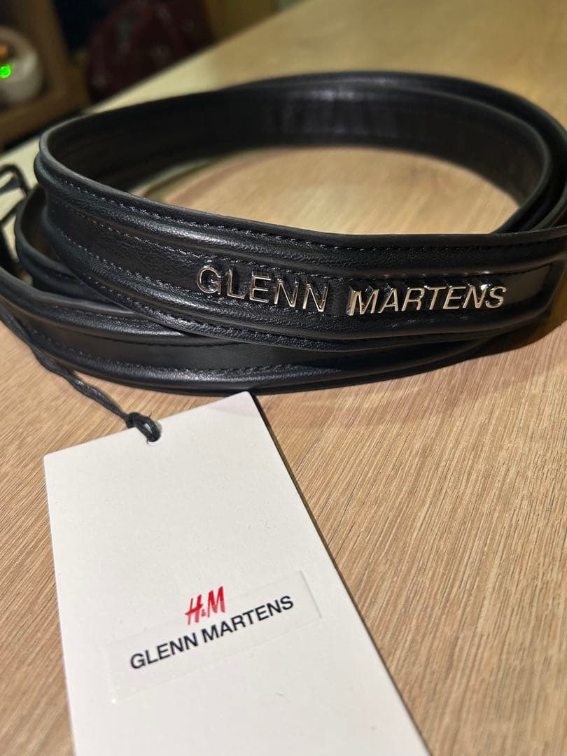 H＆M GLENN MARTENSコラボレザーベルト 未使用 グレンマーティンス