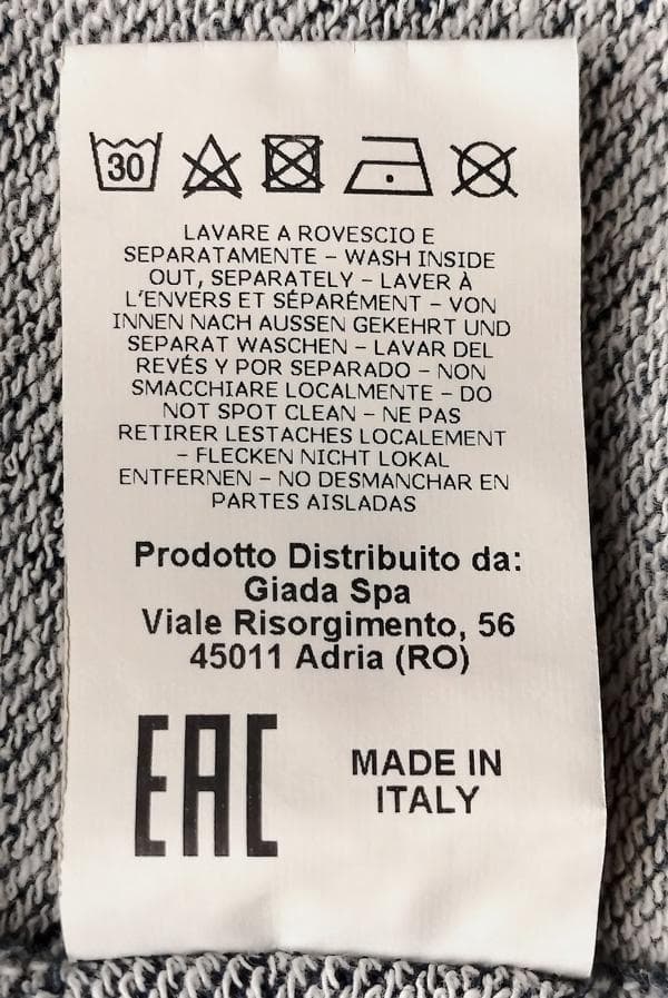 【古着】JACOB COHEN ヤコブコーエンスウェット トレーナー ブルー S