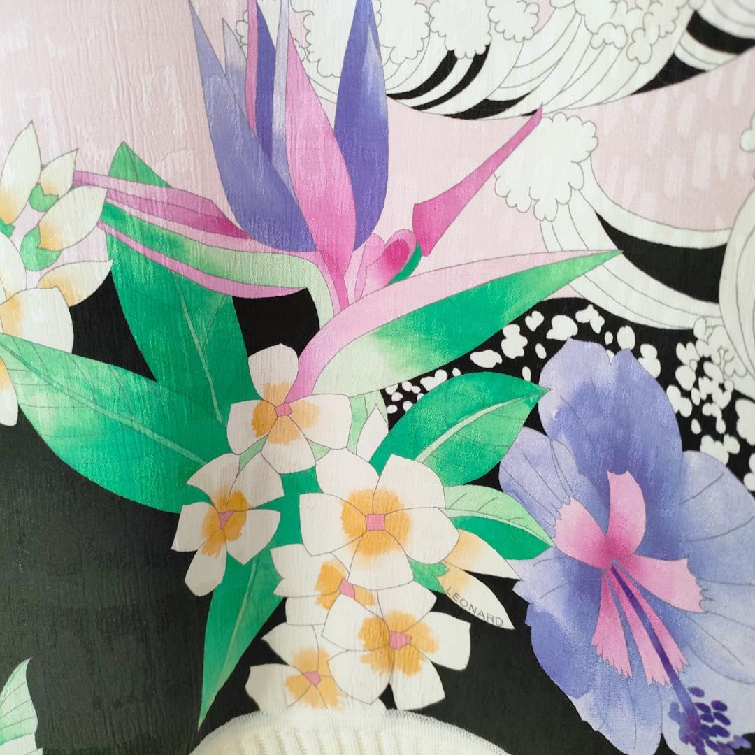 新品同様❤️極近年❤️40 L❤️レオナール❤️ニット プルオーバー❤️パリ