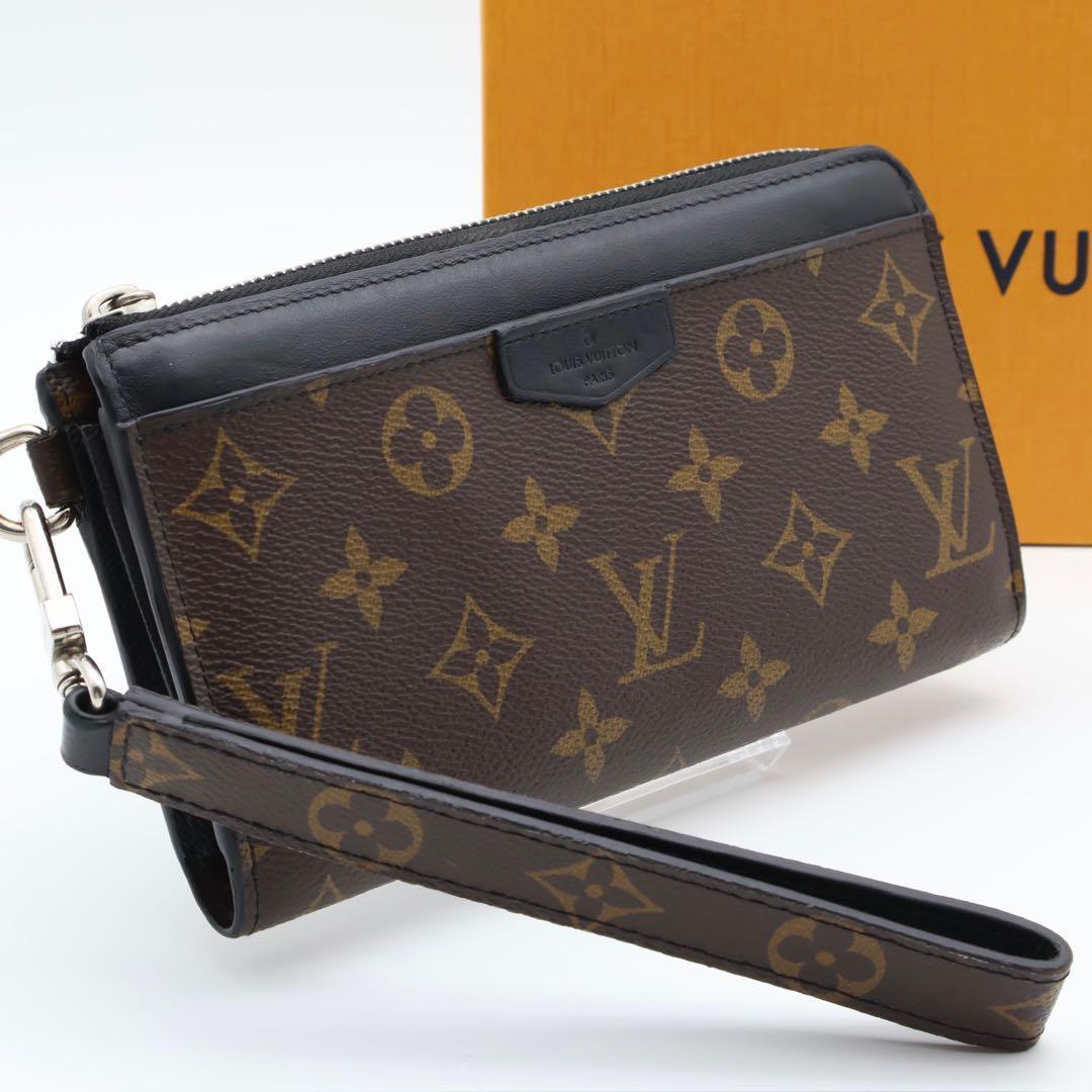 【SALE】ルイヴィトン　ジッピードラゴンヌ　モノグラムマカサー　長財布