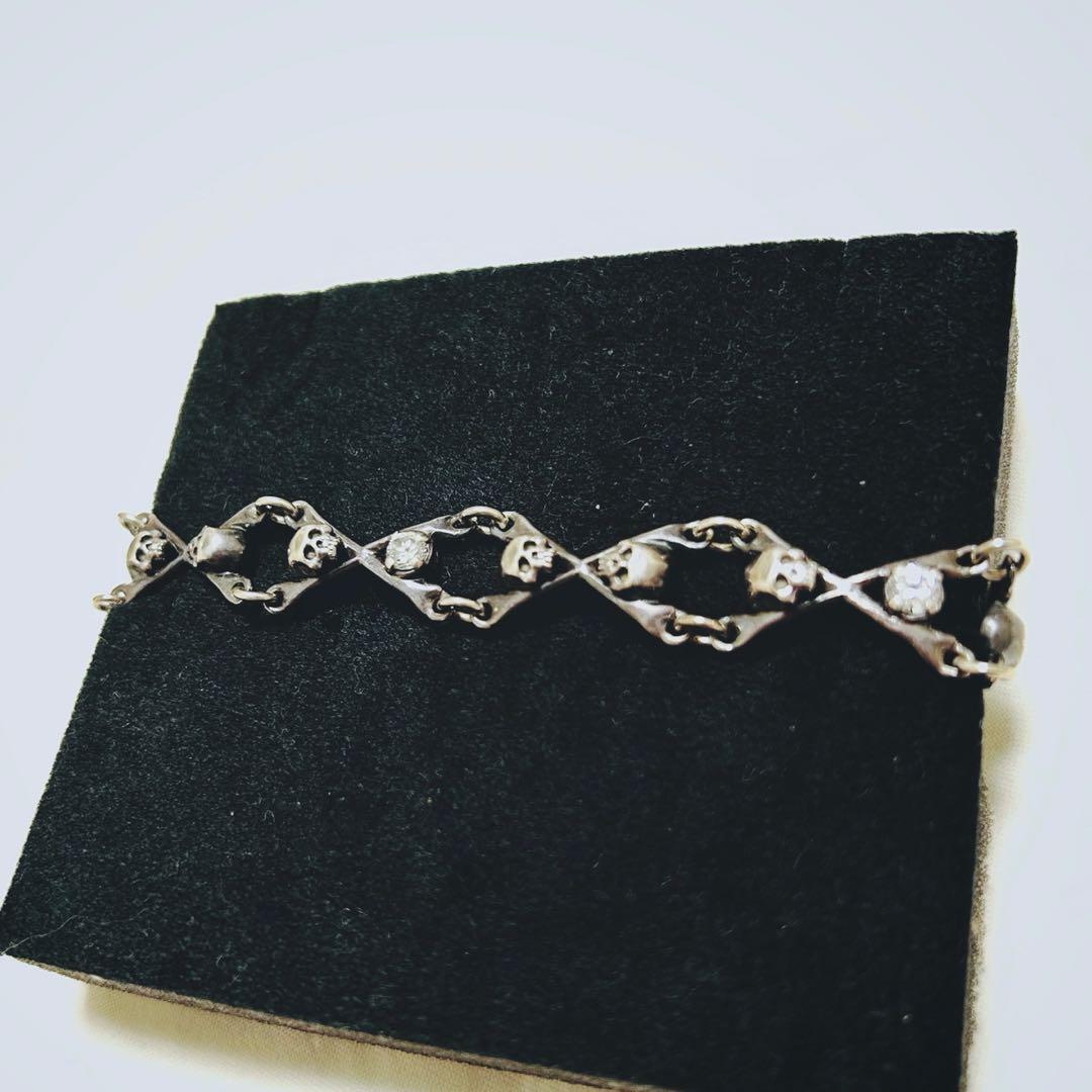 RUDE GALLERY×MAGICAL DESIGNシルバーブレスレットスカル