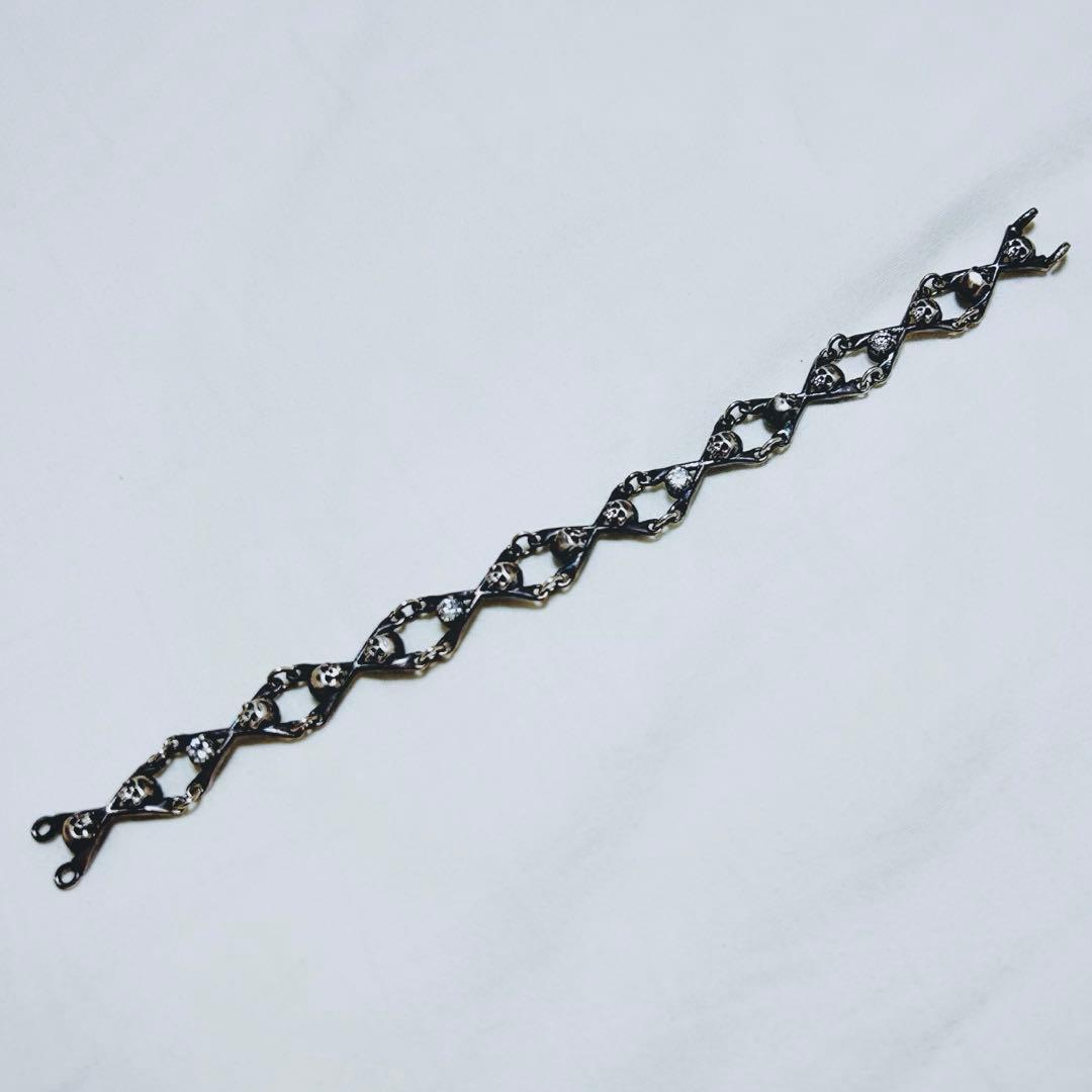 RUDE GALLERY×MAGICAL DESIGNシルバーブレスレットスカル