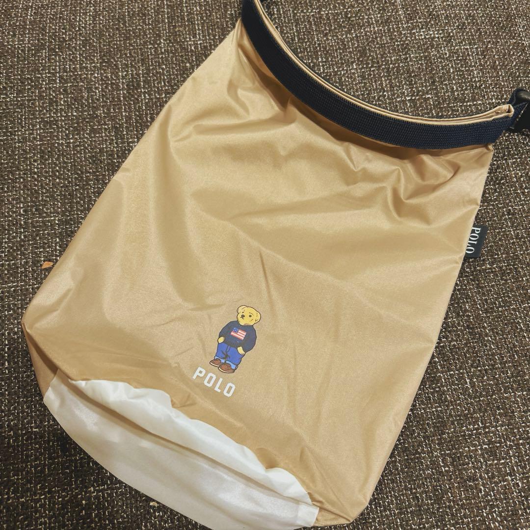 【専用】POLO ラルフローレン ポロベア　レインポンチョ ベージュ　雨具