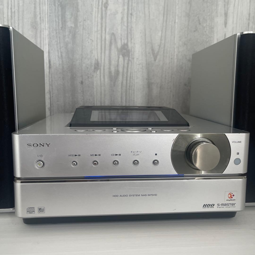 値下げ　SONY HDDコンポ NAS-M75HD オーディオ コンポ