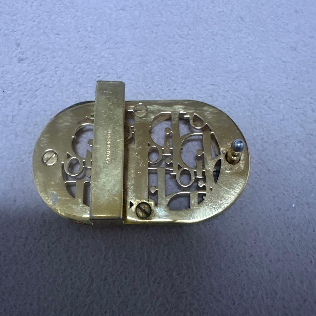 即購入値下げ⭕️ChristianDiorゴールドロゴデザイン ベルトバックル