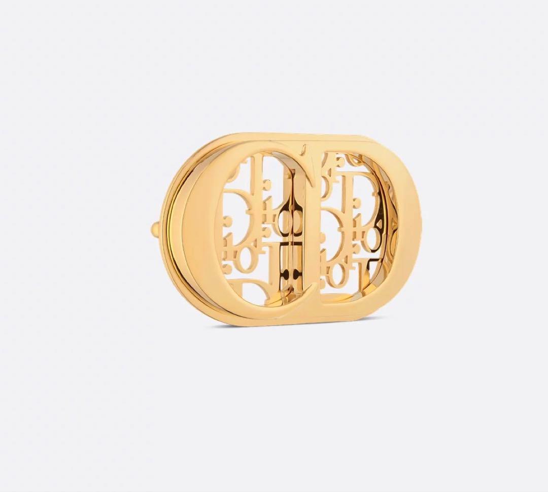 即購入値下げ⭕️ChristianDiorゴールドロゴデザイン ベルトバックル