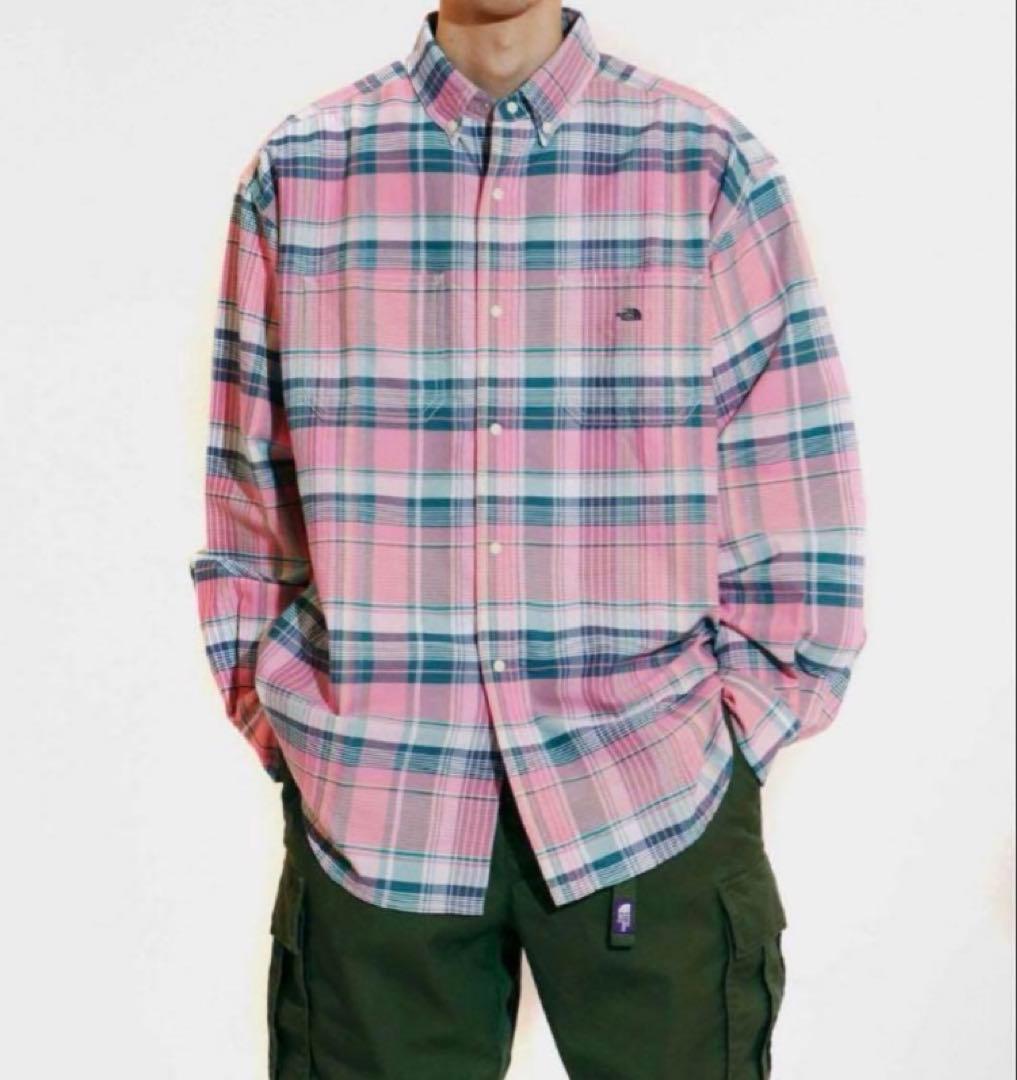 THE NORTH FACE チェックシャツ
