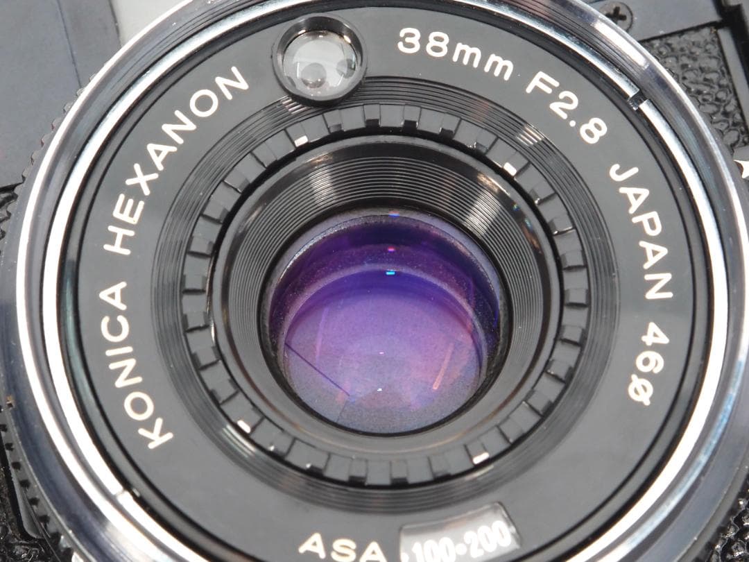 Konica C35 EF 整備済 正常動作 ストロボ発光 保証付 641