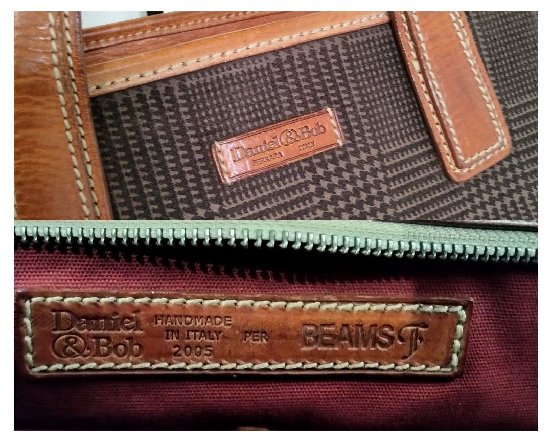 ダニエル＆ボブ BEAMS F 別注 トートバッグ A4可 スエード レザー