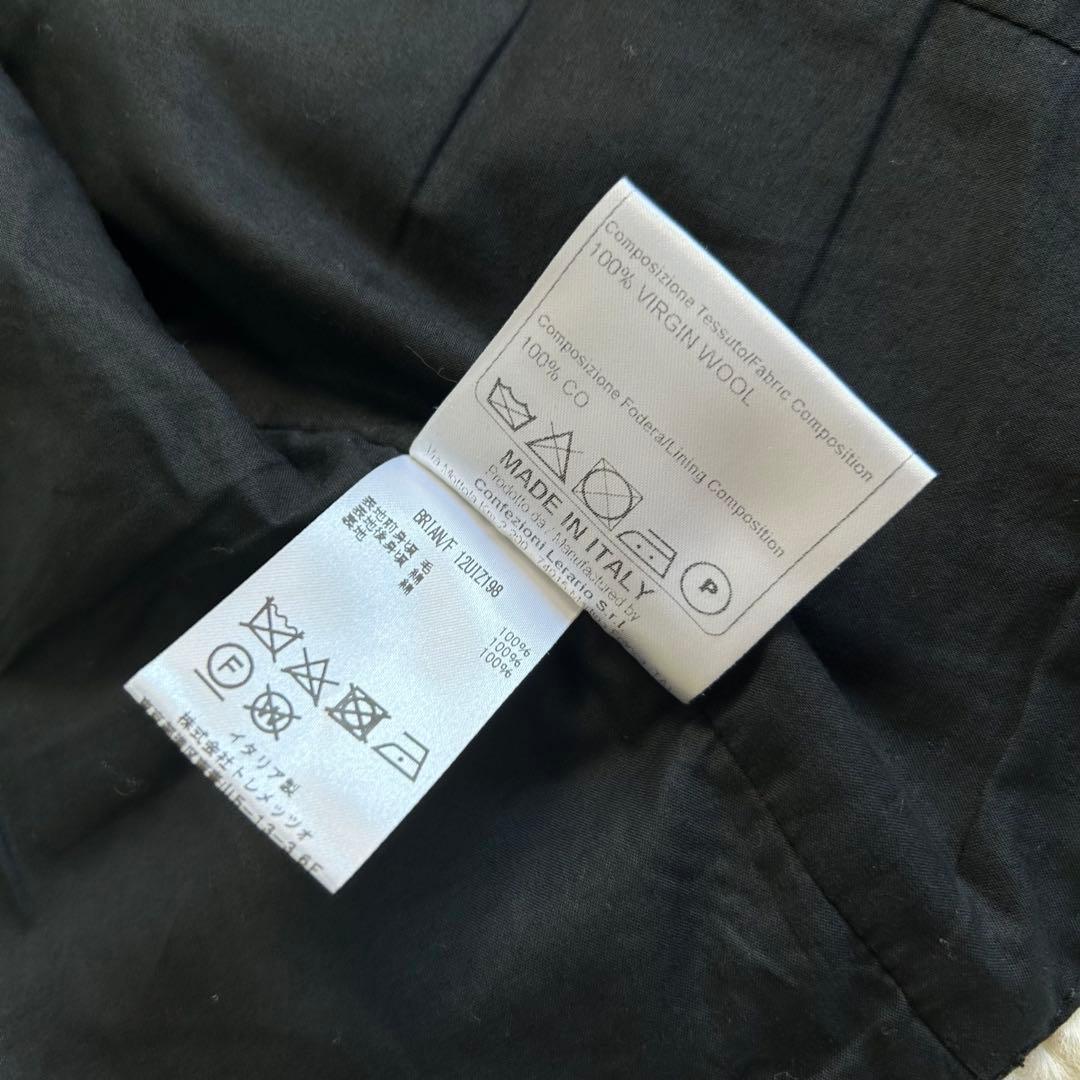 高級✨TAGLIATORE ウール100% 千鳥柄　ジレ　46