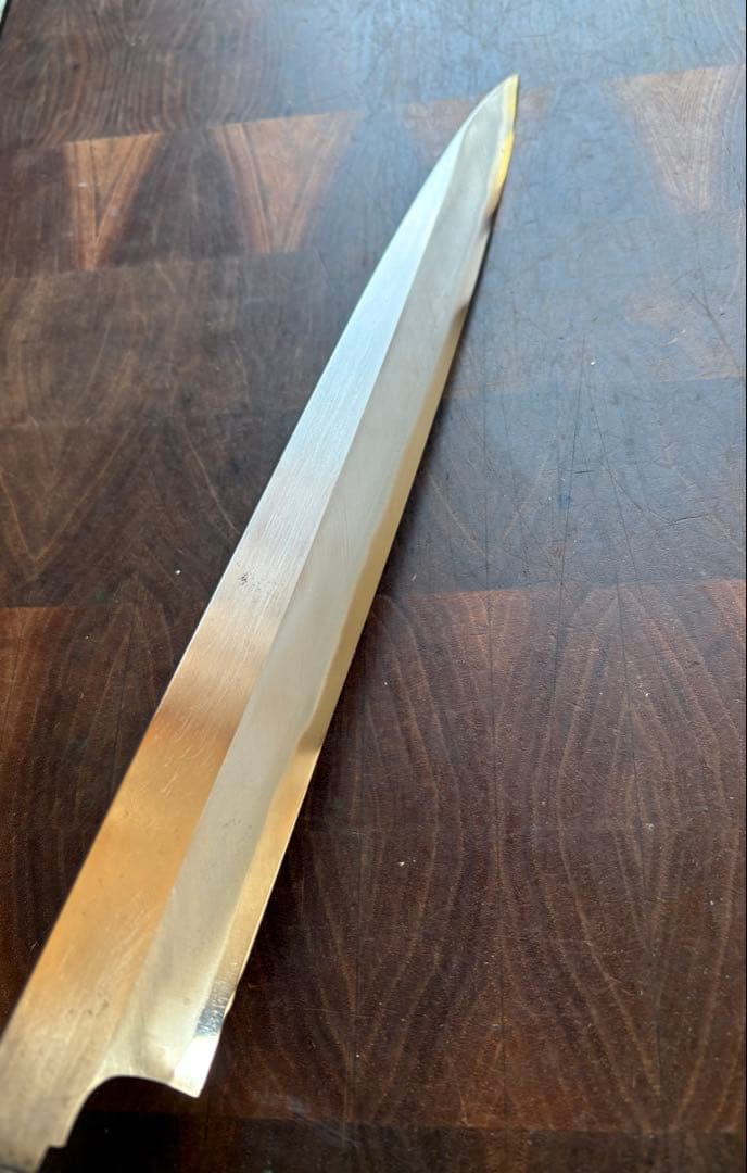 刀鍛冶　水野正範　霞　柳刃　270mm 包丁　 白鋼　9寸　和包丁　堺打刃物