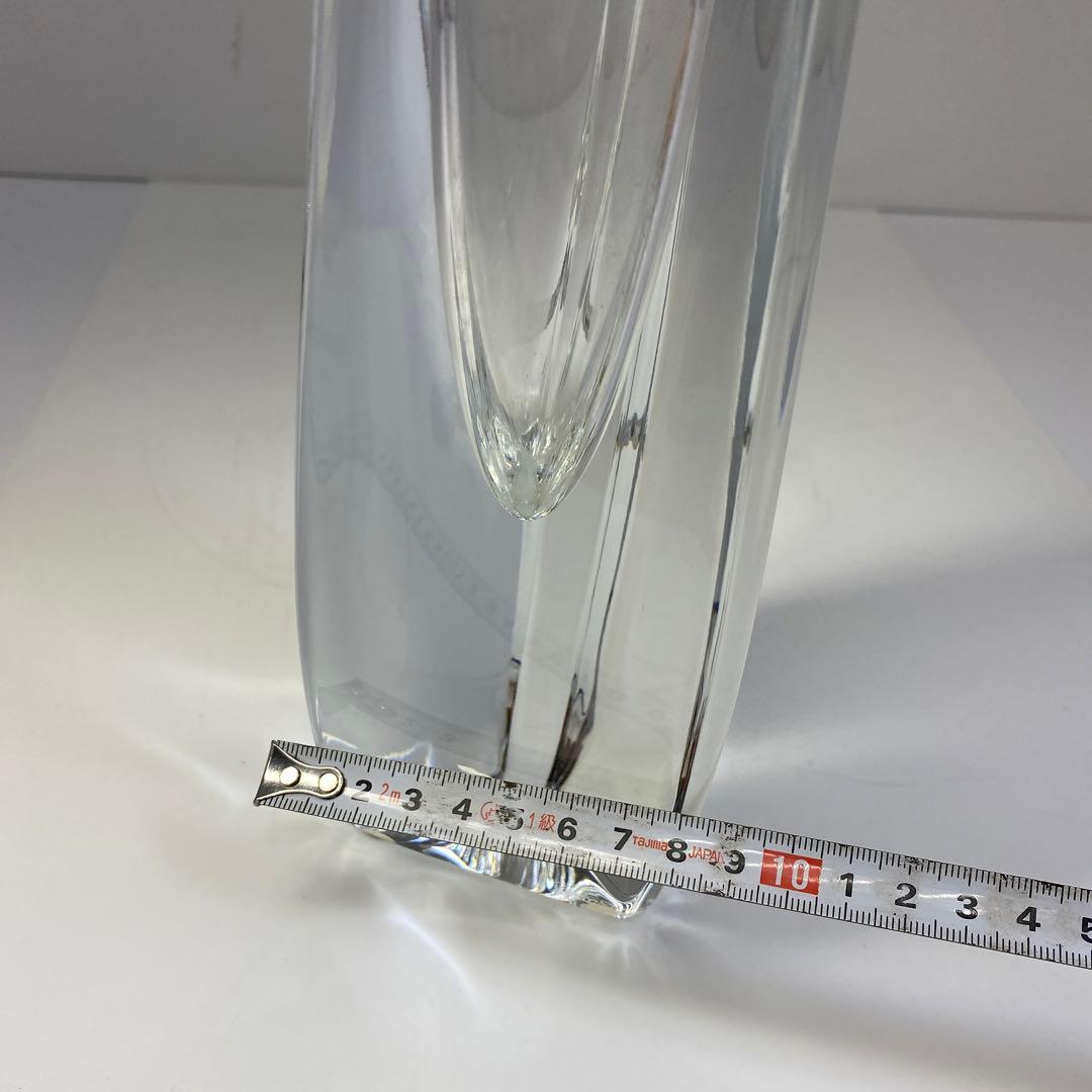 専用　☆洋3バカラ　フラワーベース　高さ32.8㎝　タエサ　東Y6-1120①