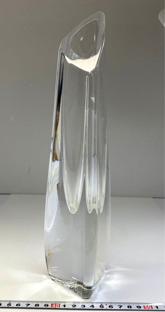 専用　☆洋3バカラ　フラワーベース　高さ32.8㎝　タエサ　東Y6-1120①