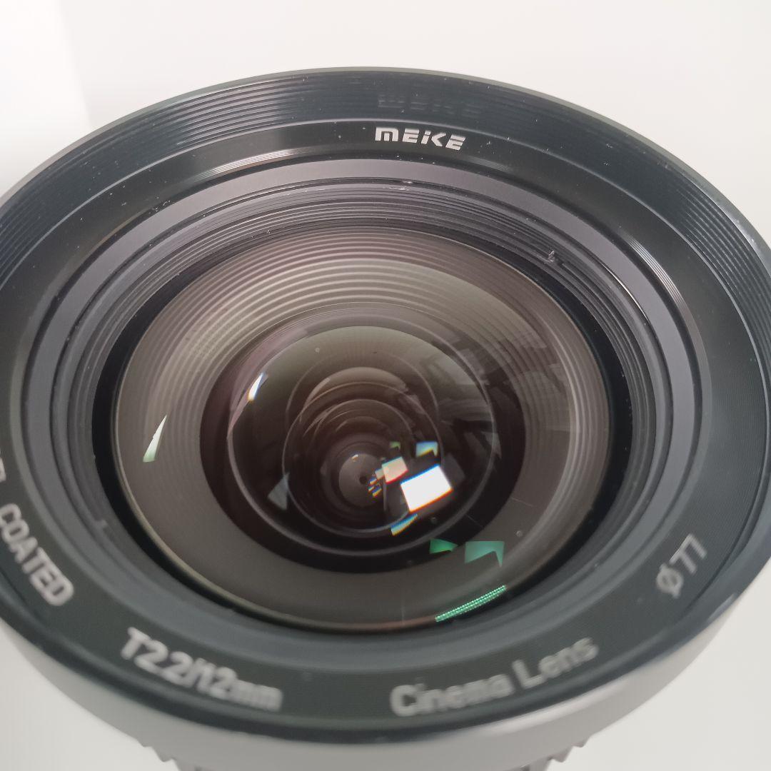 値下げ【1回使用のみ 超美品】 MEIKE 12mm T/2.2 シネマレンズ