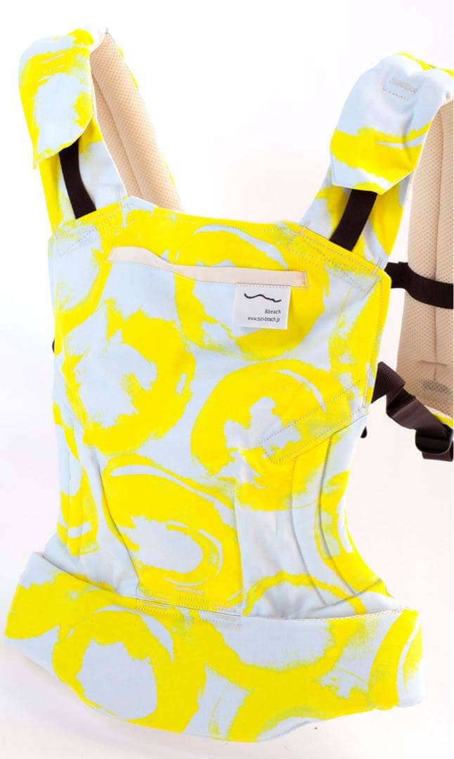 美品☆サンアンドビーチ　(OM-1) 抱っこ紐 イエロー