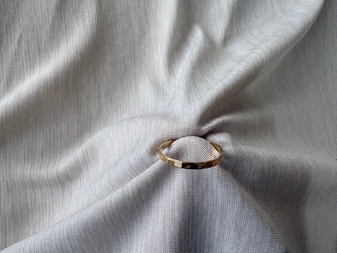 【ete】K10YG クレールカットリング 13号