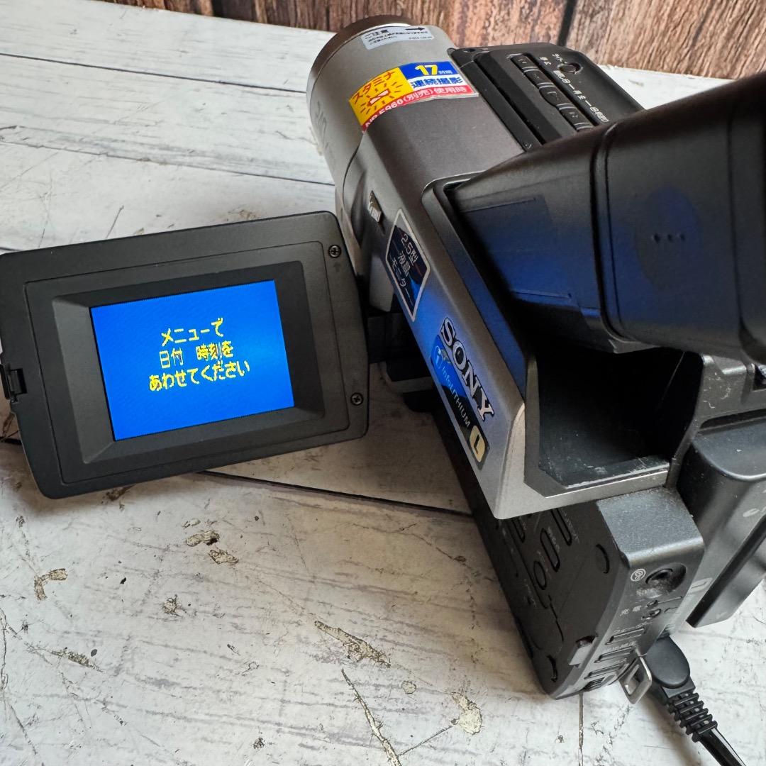 SONY ビデオカメラレコーダー CCD TRV86 Hi8 新品テープ10本付