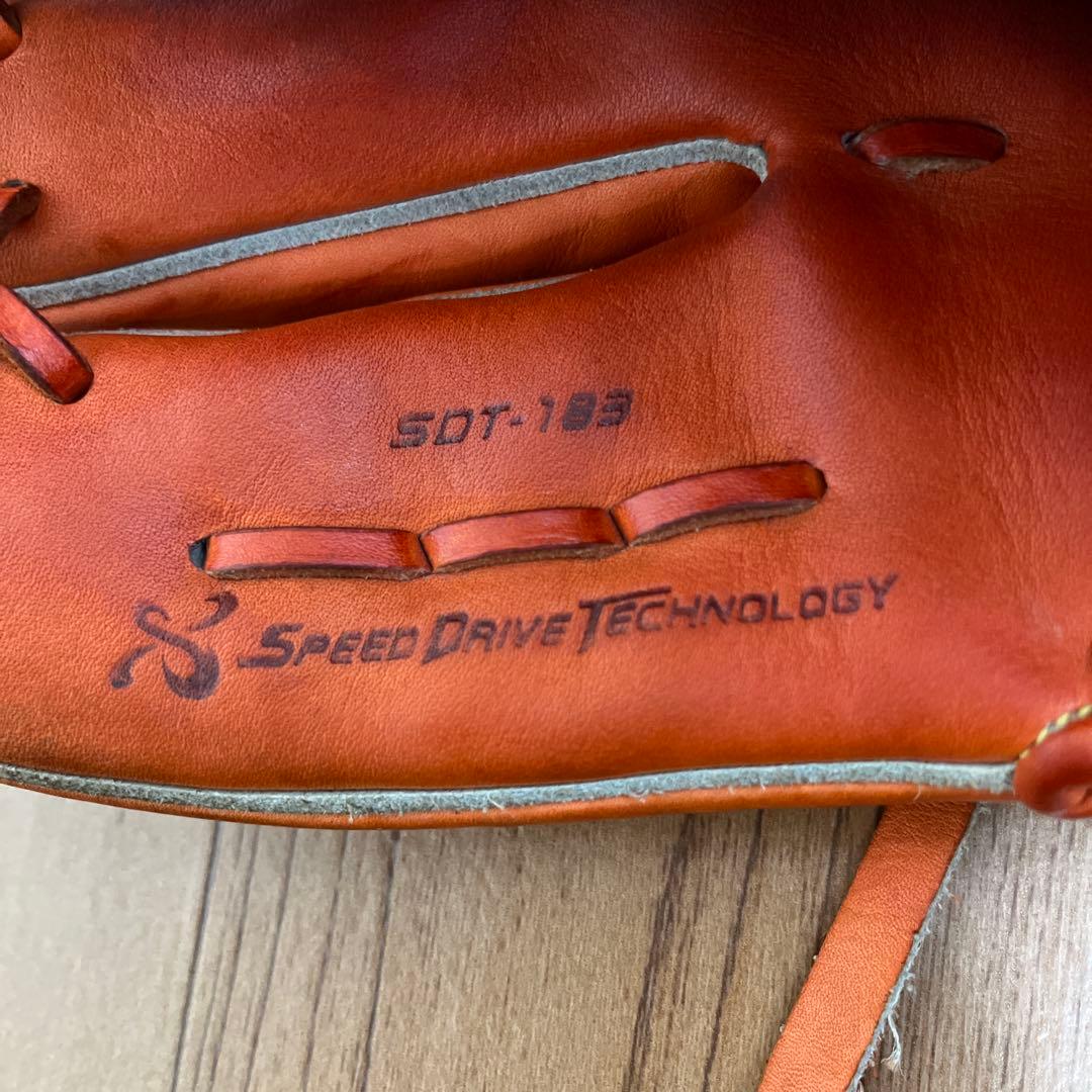 Mizuno Pro 硬式グローブ 投手用/左投用 オレンジ