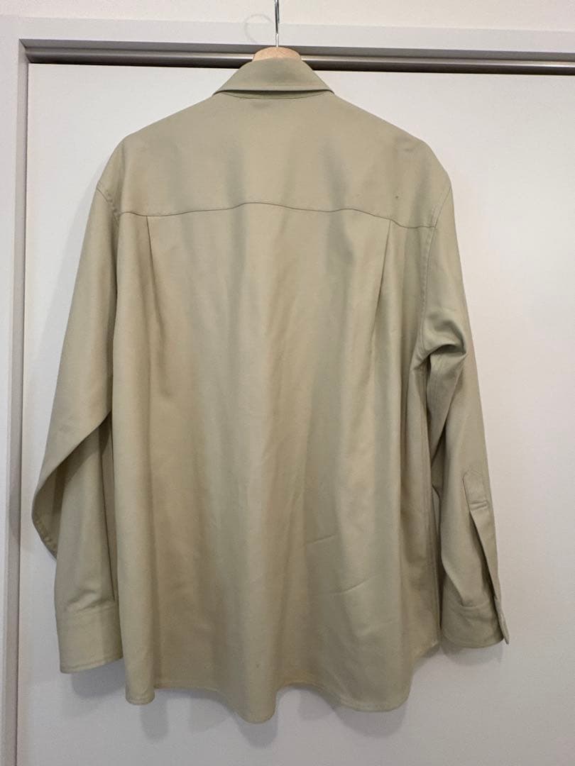 ト*ト様 Auralee SUPER LIGHT WOOL SHIRT KHAK