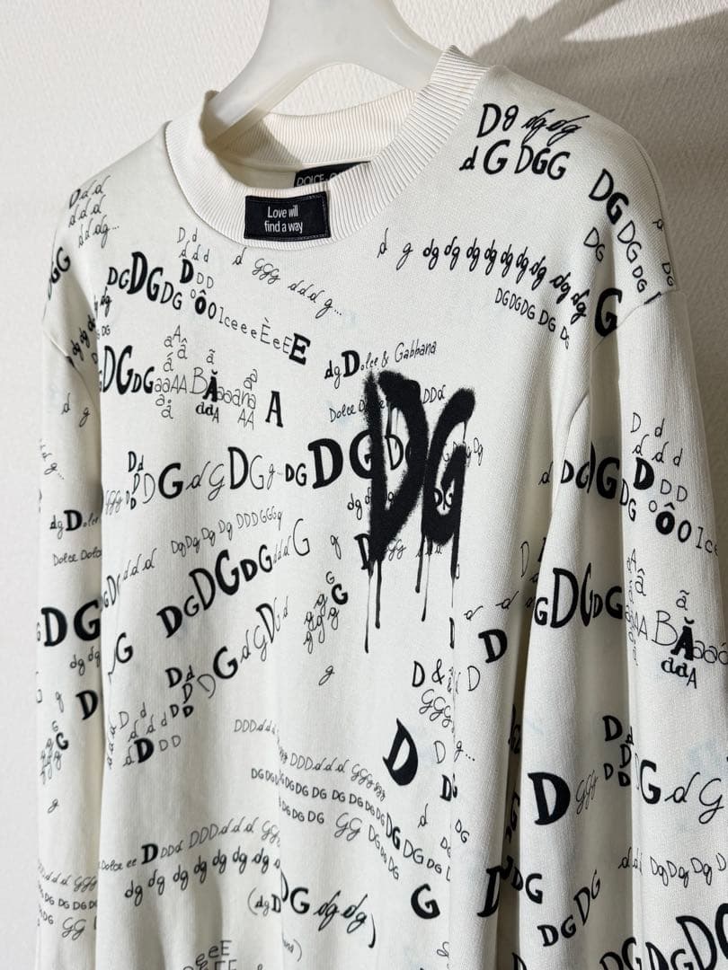 ドルチェ&ガッバーナ DGロゴプリント柄 スウェット シャツ